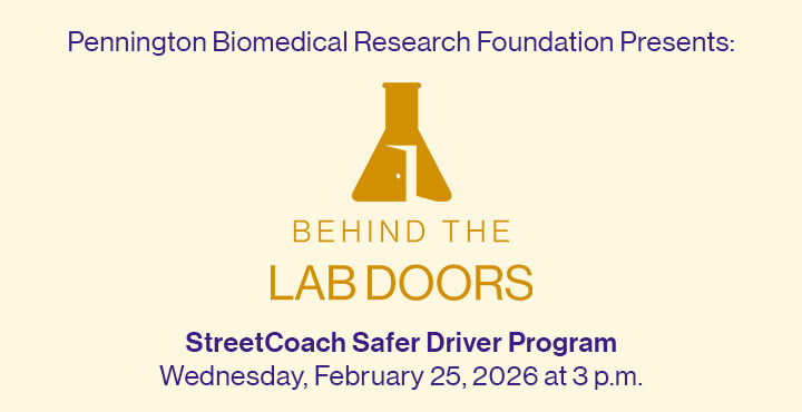 Behind the Lab Doors Logo, featuring a graduated cylinder with an open door at its base, and the words