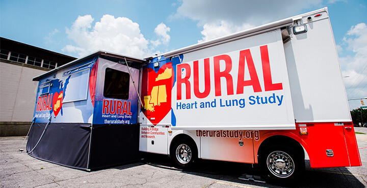 The RURAL Heart and Lung study mobile examination unit