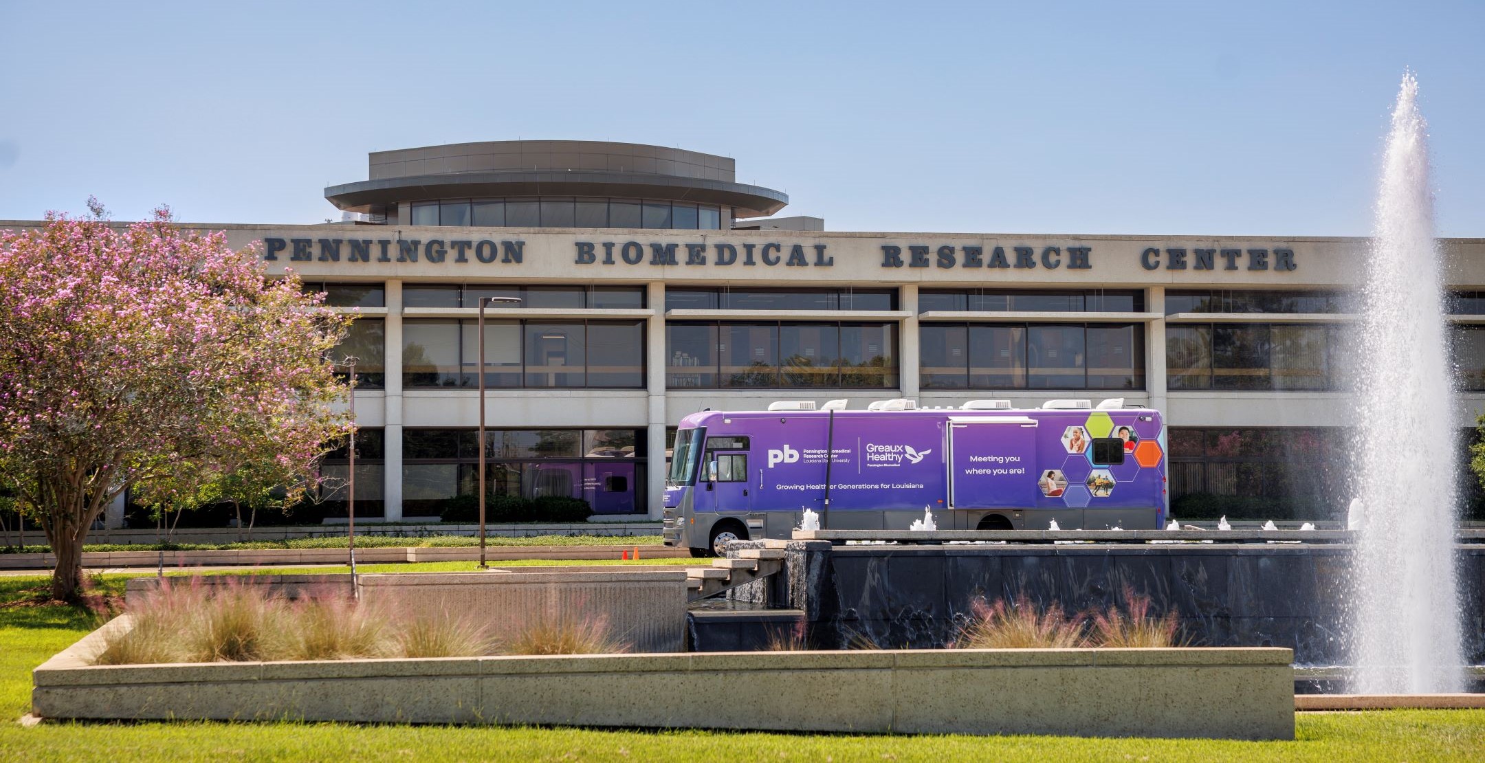 Greaux Healthy Bus and Pennington Biomedical